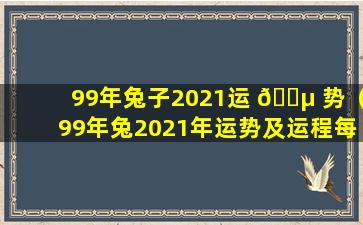 99年兔子2021运 🐵 势（99年兔2021年运势及运程每月运程）